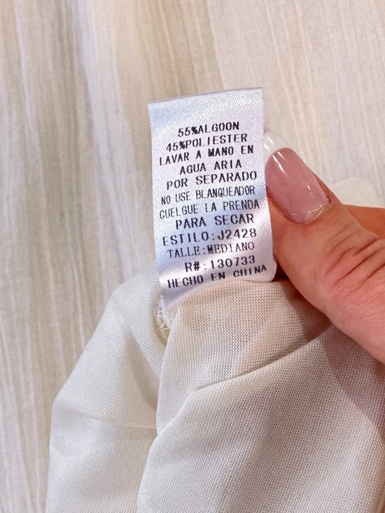 Umgee Women’s Embroidered Sleeve Peasant Blouse Cream Boho Size M - Picture 5 of 12